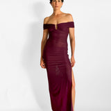 Poppy Gathered Maxi Dress
