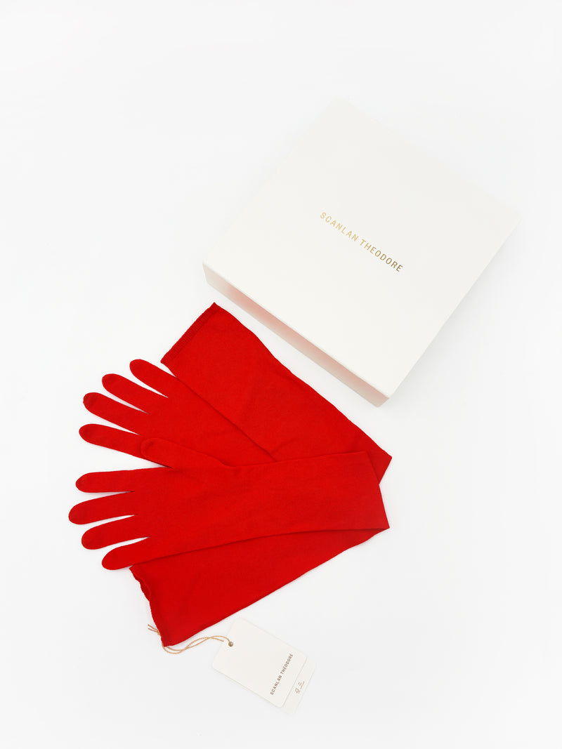 Crepe Knit Gloves