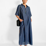 Pop-over Shirt Dress