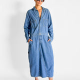 Denim Jumpsuit Dress