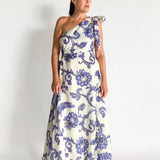 Bartley Tie Cut Gown