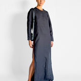 Long Sleeve Linen Dress