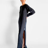 Long Sleeve Linen Dress