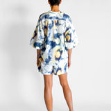 Boxy Collarless Shirt & Short Set