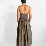 Shirred Bodice Dress