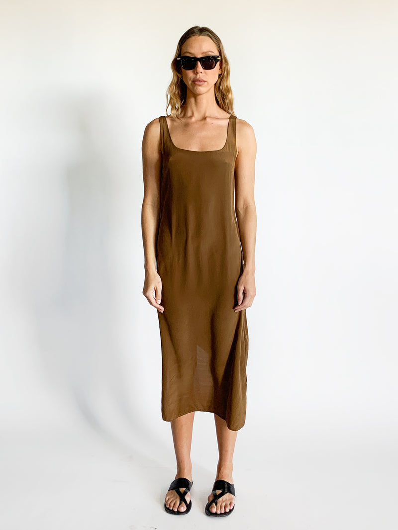 Silk Tank Dress