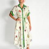 Seeker Embroidered Shirtdress