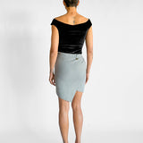 Pied De Poule Houndstooth Mini Skirt