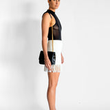 Crochet Fringe Mini Skirt