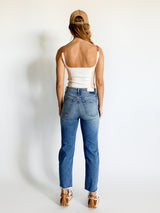 80's Distressed High Rise Jeans