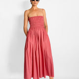 Shirred Bodice Dress