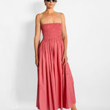 Shirred Bodice Dress