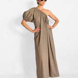 One Shoulder Maxi Dress
