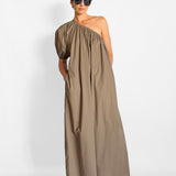 One Shoulder Maxi Dress