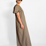 One Shoulder Maxi Dress