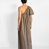 One Shoulder Maxi Dress