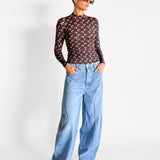 Moon Jersey Second Skin Highneck Top