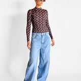 Moon Jersey Second Skin Highneck Top