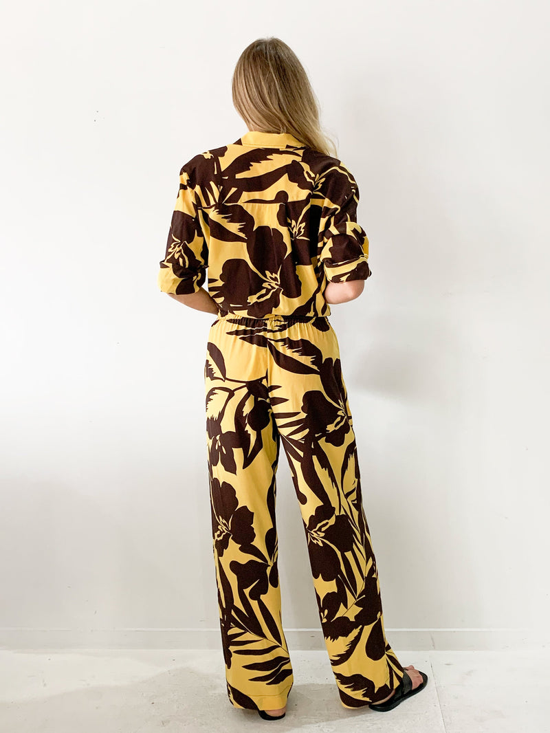 Silk Shirt and Pant Set