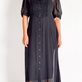 Sheer Shirt Dress