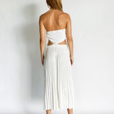 Deconstructed Knit Maxi Dress