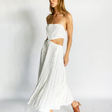 Deconstructed Knit Maxi Dress