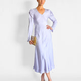 Knot Today Long Sleeve Silk Dress