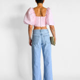 Myriad Puff Sleeve Cropped Top