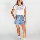 Linen Blend Shorts