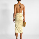 Miami Heat Backless Midi Dress