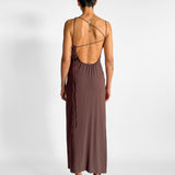 Cross Back Slip Dress