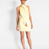 Sabina Belted Mini Dress