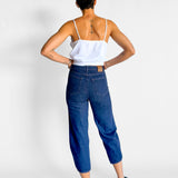 High Rise Barrel Leg Jean