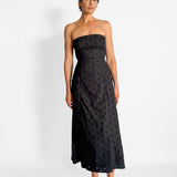 Broderie Strapless Dress
