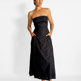 Broderie Strapless Dress