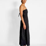 Broderie Strapless Dress