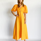 Rambla Twist-front Maxi Dress