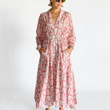 Drawstring Dress Coat