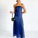 Noche Silk Organza Maxi Dress