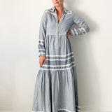 Zuriel Tasse Maxi Shirtdress