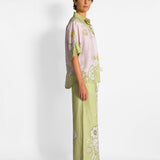 Sora linen shirt and matching wide-leg trousers