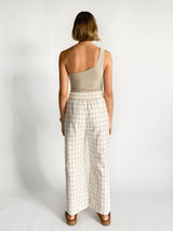 Dancer Checked Wide Leg Pant
