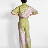 Sora linen shirt and matching wide-leg trousers