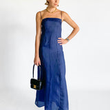 Noche Silk Organza Maxi Dress