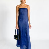 Noche Silk Organza Maxi Dress