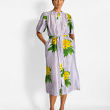 Golden Posie Column Dress