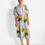 Golden Posie Column Dress