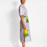 Golden Posie Column Dress