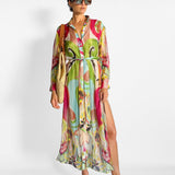 Silk Shirt Dress