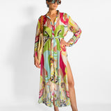 Silk Shirt Dress